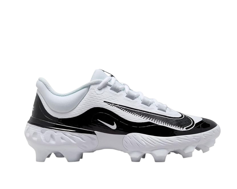 Nike Mens Alpha Huarache Elite 4 Low MCS Baseball Cleats US 13 White FD6255 NWOB
